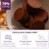Verse 70% Dark Chocolate Peanut Butter Cups, 4 Pack, Premium Filled Cups view 3