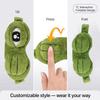 3D Frog Sleep Mask, 3D Sleep Mask-Eye Masks Soft Cartoon Eyeshade Funny Cute Contoured Blackout Froganimal for Women, Men (2PC) view 4