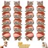 20PCS 3D Dog & Cat Belly Mochi Squishy Skin Stickers, Funny Chubby Shiba Silicone Bumper Wall Protector, Cute Big Inu Squeeze Animal Anti-Collision Pincher Stress Relief Fidget Sensory Toys view 1