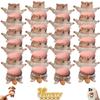 20PCS 3D Dog & Cat Belly Mochi Squishy Skin Stickers, Funny Chubby Shiba Silicone Bumper Wall Protector, Cute Big Inu Squeeze Animal Anti-Collision Pincher Stress Relief Fidget Sensory Toys view 1