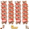20PCS 3D Dog & Cat Belly Mochi Squishy Skin Stickers, Funny Chubby Shiba Silicone Bumper Wall Protector, Cute Big Inu Squeeze Animal Anti-Collision Pincher Stress Relief Fidget Sensory Toys view 1