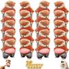 20PCS 3D Dog & Cat Belly Mochi Squishy Skin Stickers, Funny Chubby Shiba Silicone Bumper Wall Protector, Cute Big Inu Squeeze Animal Anti-Collision Pincher Stress Relief Fidget Sensory Toys view 1