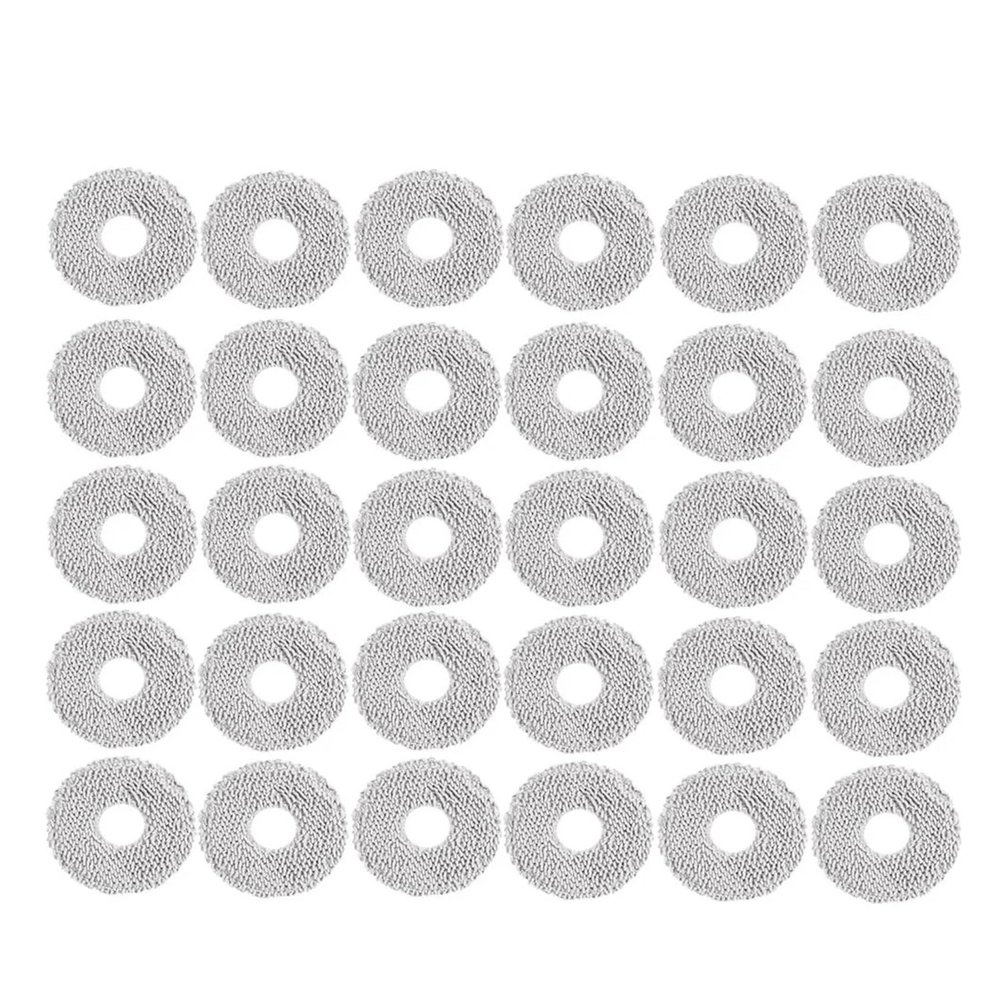 Compatible for DJI, Washable Mop Cloths for ROMO A ROMO P ROMO S Robot Vacuum(30pcs)