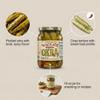 Wickles Wicked Okra 16 oz Pack of 3 Pickled Okra Snack and Appetizer Bold Southern Style Okra for Sandwiches, Burgers, Charcuterie and Gardening Inspired Kitchens with a Random Item 4 Items view 3