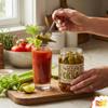Wickles Wicked Okra 16 oz Pack of 3 Pickled Okra Snack and Appetizer Bold Southern Style Okra for Sandwiches, Burgers, Charcuterie and Gardening Inspired Kitchens with a Random Item 4 Items view 4