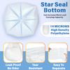 30 Gallon Trash Bags, Clear 210 Count High Density Garbage Bags, Made in USA, Recycling Trash Can Liners, Puncture-Resistant Plastic Waste Bags for Kitchens Yards Offices Commercial view 3