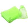 100Pcs Organza Bags 3.5x4.7in (9x12cm) Sheer Drawstring Mesh Pouches for Jewelry Candy Wedding Party Favor Gift Wrapping Supplies Satin Ribbon Gift Sachets Light Green,3.5x4.7in (9x12cm) view 1