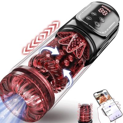 2026 New Hands Free Male Masterburbatar, 7X Speed & Extension Adjustment & Foldable Handle