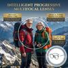 Ultra Light Anti Blue Presbyopic Glasses,Anti Blue Light Reading Glasses with Ultralight Titanium Frame,for Men & Women (Black,400(Over 75 Years Old)) view 2
