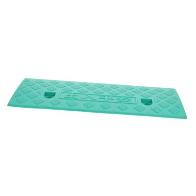 KAILIKETIY Driveway Ramp and Threshold Ramp Plastic Climbing Pad Mat 5cm Green for Wheelchair, Scooter, Electric Vehicle Indoor Outdoor Step Assistance
