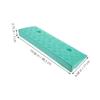KAILIKETIY Driveway Ramp and Threshold Ramp Plastic Climbing Pad Mat 5cm Green for Wheelchair, Scooter, Electric Vehicle Indoor Outdoor Step Assistance view 2