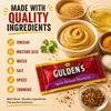 Spicy Brown Mustard Packets 9g, 50 Count Single Serve Mustard Packets, Portion Control Condiment Packets for Lunch, Travel, Takeout, Catering view 3