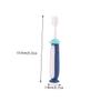 PHENOFICE Manual Toothbrush 3pcs Soft Bristles Cartoon Dental Care Tools for Ages 3-12 with Colorful Blue Yellow Red Handles, Training Teeth Cleaning Brushes Random Color view 2