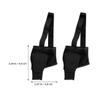KJHBV Toe Straightener Bunion Corrector 2pcs Black S, Hallux Valgus Toe Thumb Corrector for Adult Foot Relief and Thumb Support Brace view 2