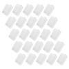 ELAYARD Sugarcane Bagasse Disposable Paper Bbq Plates, Small Rectangular Party Snack Trays, 75pcs Pack, Biodegradable Outdoor Serving Dishes for Picnic and Barbecue view 1