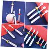 GALPADA s Toothbrush Set 3pcs with Extra Soft Bristles, Cartoon Design in Blue Yellow Red, Manual Teeth Cleaning Brush for Dental Care Ages 3-12 Random Color view 4