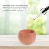 PHENOFICE Wood Aroma Diffuser Ball Small Round Rosewood Scented Diffuser for Home and Car Lightweight Non-fire Aromatherapy view 3