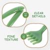 CTIRCHIU 2pcs Handheld Scalp Massager Comb Manual Hair Scalp Scratcher Finger Head Massager for Head, Neck Relaxation and Meridian Acupoint Stimulation in Home and Travel Use view 3