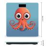 Big-Eyed Red Octopus Scale for Body Weight Highly Accurate Digital Bathroom Body Scale Easy-to-Read Large LCD Display Bathroom Scale Heavy Duty Measuring Device for People view 2