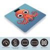 Big-Eyed Red Octopus Scale for Body Weight Highly Accurate Digital Bathroom Body Scale Easy-to-Read Large LCD Display Bathroom Scale Heavy Duty Measuring Device for People view 3
