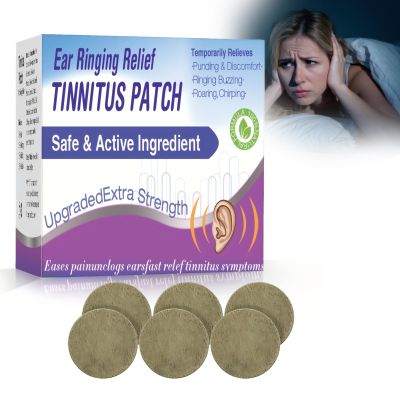Tinnitus Relief Patches for Ringing Ears 50 Pcs - Natural Soothing Ear Patches for Quiet Sleep and Daily Focus - Breathable Adhesive Backing for All Day Comfort