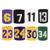 MVICHI 3.54inch Wrist Bands Sweatbands Soft Thick Figure Wrist Bands for Tennis Gym Soccer Basketball Running view 3