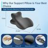 Ergonomic lovers' memory foam wedge pillow-intimate hip positioning pad promotes hips, allows adults to play more deeply, provides support for sleep and prevents snoring-luxury fabric (Grey) view 4