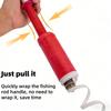 Cold Shrink Handle Wrap - Insulation Non-Slip Silicone Grip Cover for Hammers, Tools, Fishing Rods, 4.7/6.7 Inch, Durable & Comfortable Handle Protector (black, 6.7") view 2