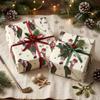 Dlyrroba Golf Christmas Wrapping Paper Roll - Santa Golf Design Gift Wrap for Christmas Holiday Party Celebration 17 Inch x 16.5 Feet view 3
