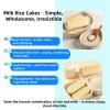 Korean Milk Rice Crackers - 8.47 oz (240g) Individually Wrapped, Baked Senbei, Crispy & Sweet - Great for Parties, Office & School-Friendly Snacks view 4