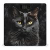 A Black Cat on A Black Background Scale for Body Weight Highly Accurate Digital Bathroom Scales Sturdy Tempered Glass Weighing Scale with LCD Display Fashion Body Fat Smart Scales 400lb view 1