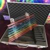 USZWBY Crystal Singing Harp for Sound Therapy, Perfect Healing Musical Instrument, for Balancing Body Chakra, Adjusting Emotional State, with Aluminum Suitca(440Hz) view 2