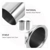 SOESFOUFU 2Pcs Metal Blow Dryer Holder Insert - Hair Dryer Holder Cup for Salon - Stainless Steel Hair Tool Organizer for Straightener Curling Iron view 3