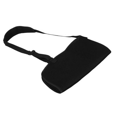 COOPHYA Breathable Adjustable Arm Sling for Wrist and Shoulder Injury with Forearm Support Brace, Black Mesh Shoulder Immobilizer with Elbow Coverage for Adults
