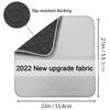Non-Slip Absorbent Washable Incontinence Pad underpad Seat 4-Layer Design Chair Pads Protection (2 Grey) view 2