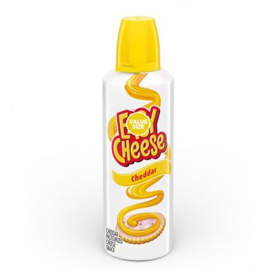 Easy Chese Cheddar Cheese Snack 8 oz Can- Yellow Cheddar Cheese (Cheese Snack, 8 oz)