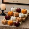 DN DECONATION Small Fall Pumpkin Decor, Fake Decorations for Home, 12PCS view 1