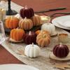 DN DECONATION Small Fall Pumpkin Decor, Fake Decorations for Home, 12PCS view 2