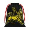 CLNXMT Rasta Lion Sign Plush Gift Bags With Drawstring Reusable Gift Wrap For Festival,Wedding,Valentines Day view 2