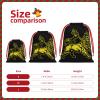 CLNXMT Rasta Lion Sign Plush Gift Bags With Drawstring Reusable Gift Wrap For Festival,Wedding,Valentines Day view 4