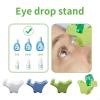 Eye Drop Guides 5pcs Reusable Silicone Eye Drop Guide Applicator Easy Use Aid Ergonomic for Care Tools(Green) view 3