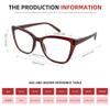 zooxsky Square Reading Glasses for Women Stylish Oversized Frame Lightweight Comfort Readers with Spring Hinges for Daily Use view 4