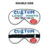 Custom Eye Mask with Your Design for Men & Women Personalized Eye Masks for Sleep with Your Text Logo Photo Customized Sleep Mask for Gifts White view 3