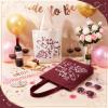 Shinylin 8 Pcs Bachelorette Tote Bags Vino Before Vows Wine Themed Canvas Tote Bags for Wine Bachelorette Bride Bridesmaid Gift Bridal Shower Party Decorations Wedding Favor Supplies view 3