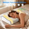 Hopihe Smart Sunrise Alarm Clock Pillow Sound Machine for Sleep with Bluetooth Speaker & Sunset Simulation, Cervical Pillows with White Noise Machine,Wake-Up Light for Sleep Bedroom Home Decor view 2