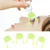 Eye Drop Guides 40pcs Silicone Eye Drop Bottle Helper Eyedrops Holder Clear Fatigue Relief Eyestrain view 3