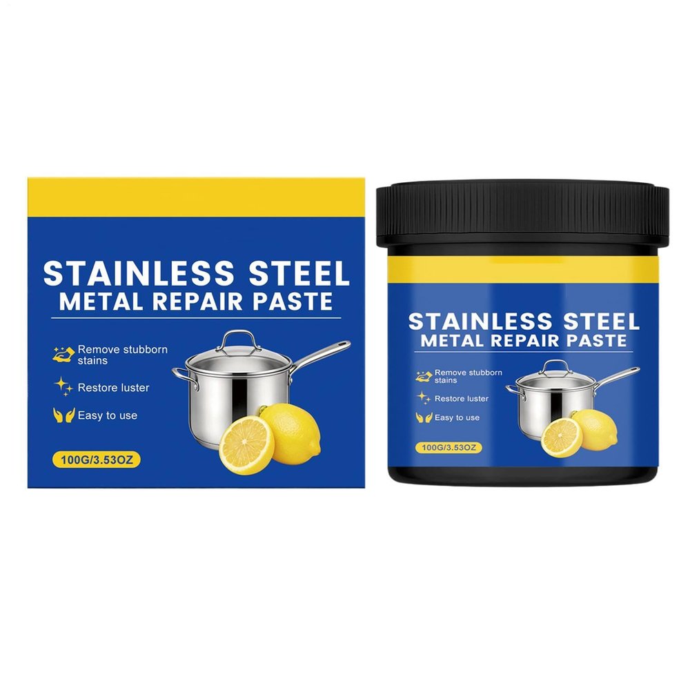 Stainless Steel Sink Scratch Remover Shine Polishing Paste Cleaner