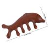 WATIIFUFU Wooden Dolphin Shaped Scalp Massager Comb Wide Tooth Hair Massage Tool for Head Neck Face Meridian Massage Relaxation view 2