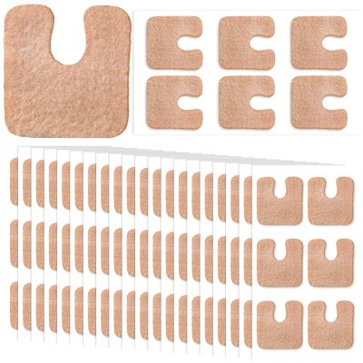 120 Pcs Callus Pads 1/4" Thick U Shaped Metatarsal Corn Pads Felt Callus Cushions Adhesive Corn Protectors for Men Women Feet Toes Pain Relief Blister Prevention