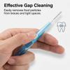 10PCS Interdental Brushes Between Teeth for Braces Cleaner, Shower Head Cleaning Brush for Small Hole, Multifunctional Crevice Cleaning Brush Set for Shower Head, Keyboard, Faucet Gap (Orange 1.2mm) view 3